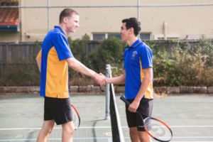 De-La-Salle-Catholic-College-Cronulla---School-Life-student-shaking hands after playing tennis